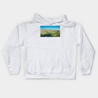 Winding Through The Badlands Kids Hoodie